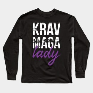 Krav Maga Lady Long Sleeve T-Shirt